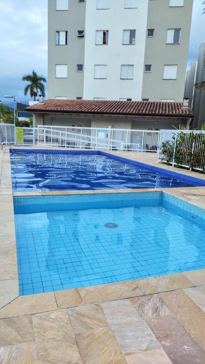 Apartamento Com Piscina Churrasqueira Em Ubatuba Apartamento Exterior foto